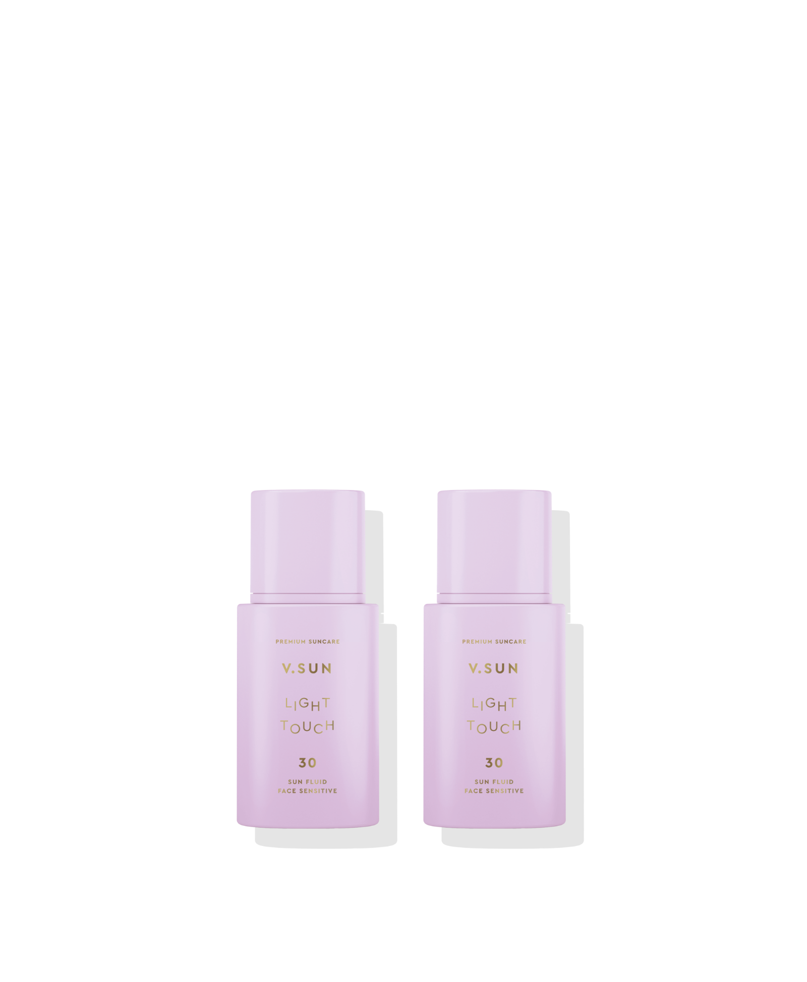 SUN FLUID SPF 30 PERFUME FREE DOUBLE SET