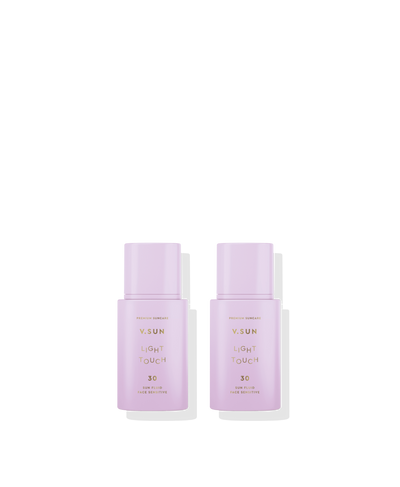SUN FLUID SPF 30 PERFUME FREE DOUBLE SET