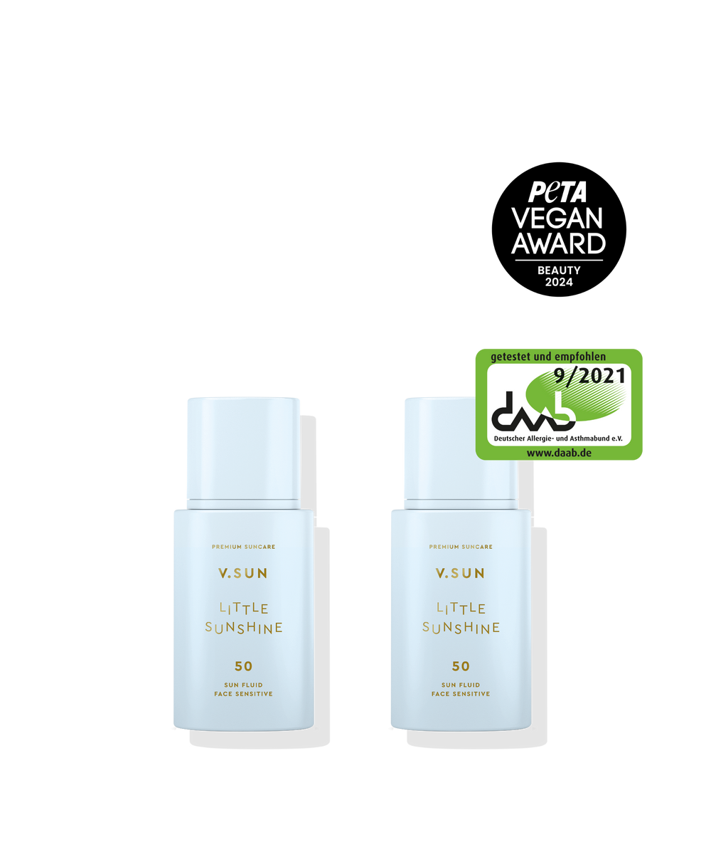 SUN FLUID SPF 50 PERFUME FREE DOUBLE SET