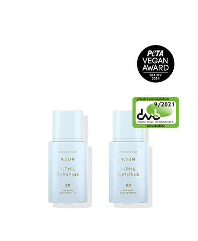 SUN FLUID SPF 50 PERFUME FREE DOUBLE SET