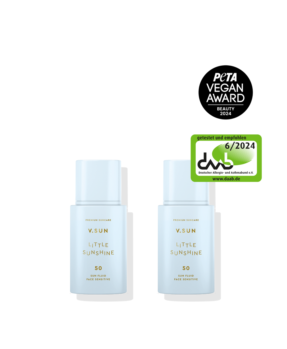 SUN FLUID SPF 50 PERFUME FREE DOUBLE SET
