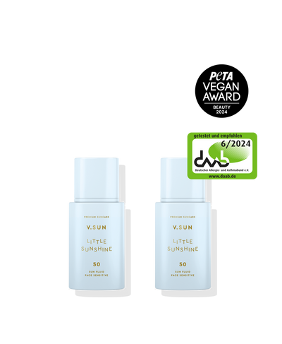 SUN FLUID SPF 50 PERFUME FREE DOUBLE SET