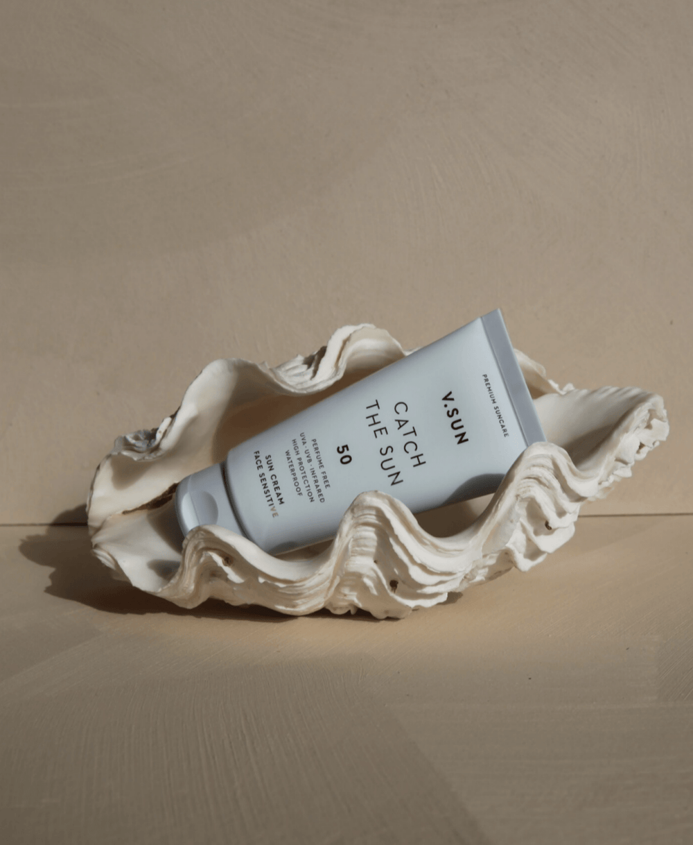 Moodbild mit Packaging und Muschelschale